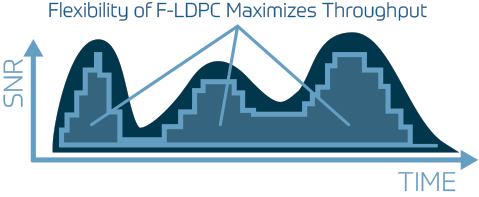 Flexibility of F-LDPC Maximized Throughput
