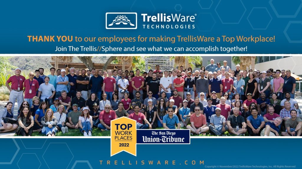 Trellisware Wins San Diego Top Workplaces 2022 Award For 3rd Consecutive Year post featured image