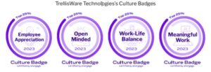 Trellisware Technologies Culture Badges Graphic
